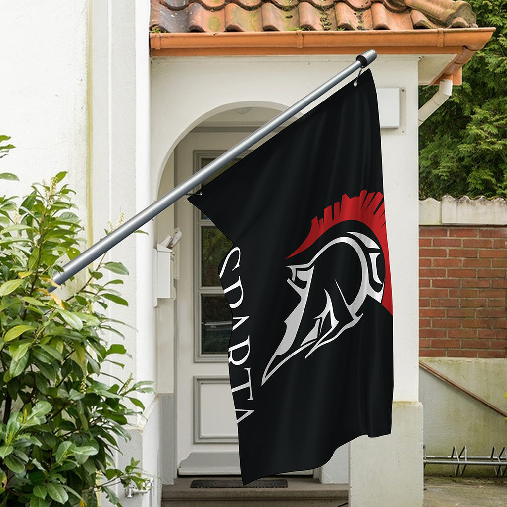 Spartan Molon Labe Print Polyester Flag