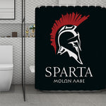 Spartan Molon Labe Print Polyester Shower Curtain