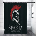 Spartan Molon Labe Print Premium Shower Curtain