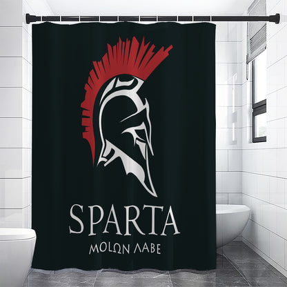 Spartan Molon Labe Print Premium Shower Curtain