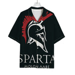 Spartan Molon Labe Print Rayon Hawaiian Shirt
