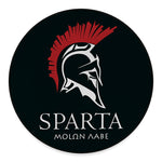 Spartan Molon Labe Print Round Floor Mat