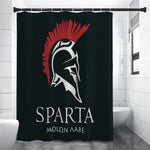Spartan Molon Labe Print Shower Curtain