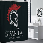 Spartan Molon Labe Print Shower Curtain