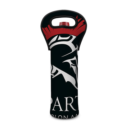 Spartan Molon Labe Print Single Neoprene Wine Tote