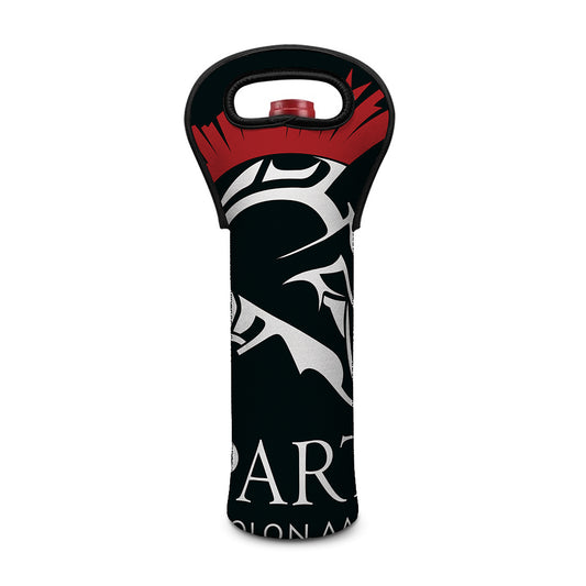 Spartan Molon Labe Print Single Neoprene Wine Tote