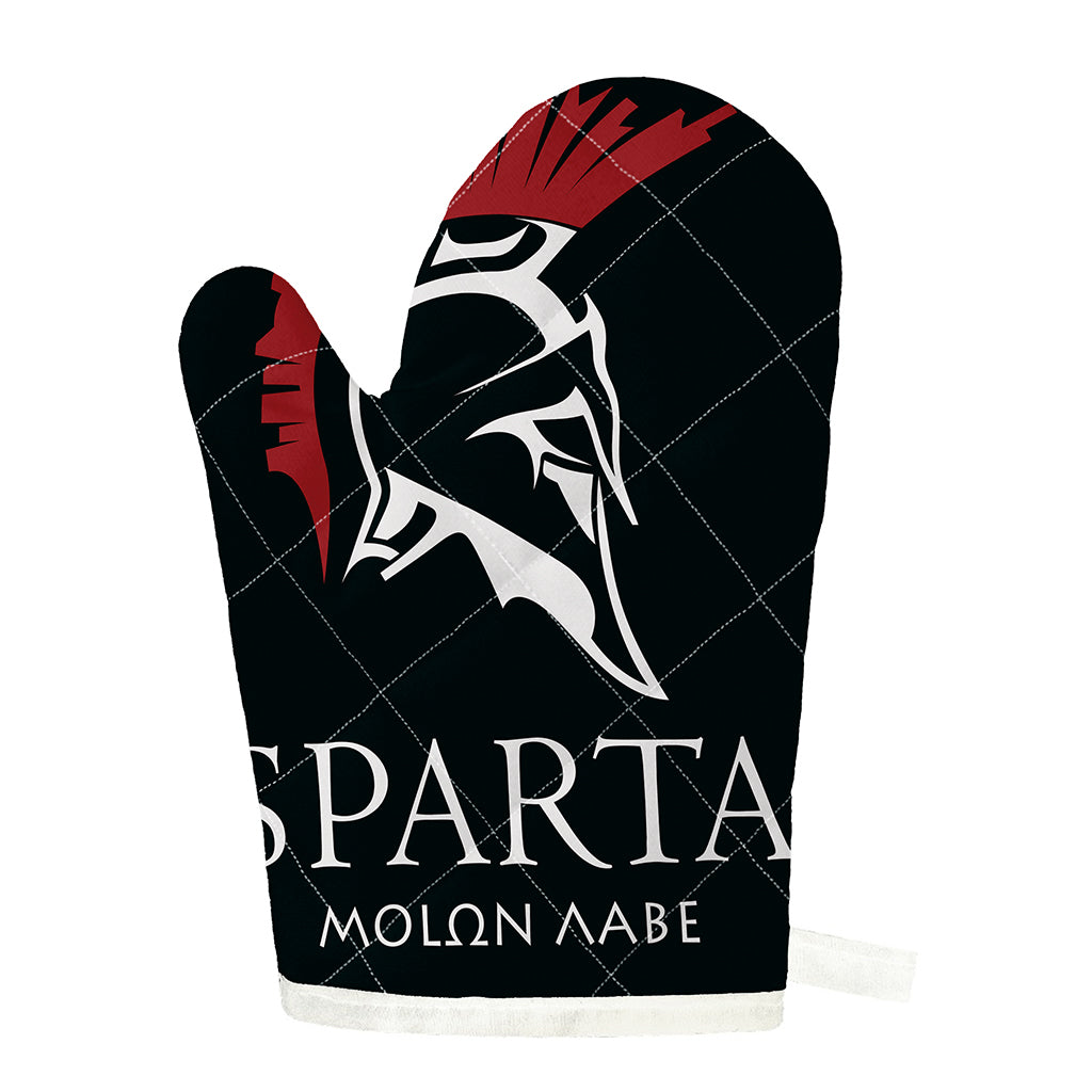Spartan Molon Labe Print Single Oven Mitt