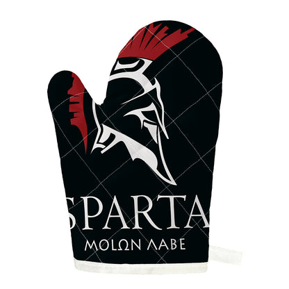 Spartan Molon Labe Print Single Oven Mitt