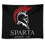 Spartan Molon Labe Print Tapestry