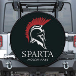 Spartan Molon Labe Print Tire Cover