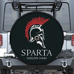 Spartan Molon Labe Print Tire Cover With Camera Hole