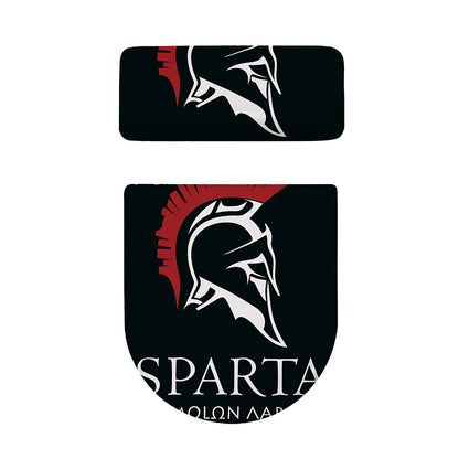 Spartan Molon Labe Print Toilet Lid And Tank Cover Set