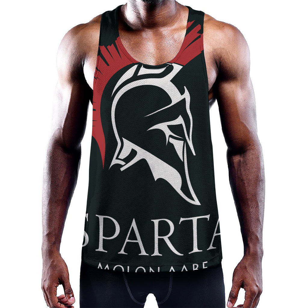 Spartan Molon Labe Print Training Tank Top