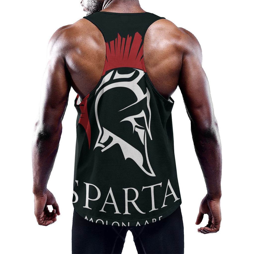 Spartan Molon Labe Print Training Tank Top