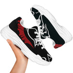 Spartan Molon Labe Print White Chunky Shoes