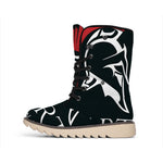 Spartan Molon Labe Print Winter Boots
