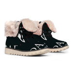 Spartan Molon Labe Print Winter Boots