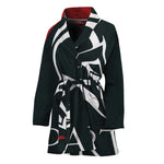 Spartan Molon Labe Print Women's Bathrobe