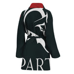 Spartan Molon Labe Print Women's Bathrobe
