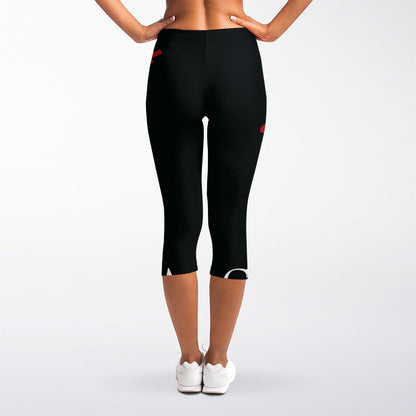 Spartan Molon Labe Print Women's Capri Leggings