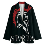 Spartan Molon Labe Print Women's Cotton Blazer