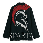 Spartan Molon Labe Print Women's Cotton Blazer