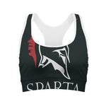 Spartan Molon Labe Print Women's Sports Bra