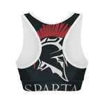 Spartan Molon Labe Print Women's Sports Bra
