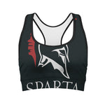 Spartan Molon Labe Print Women's Sports Bra