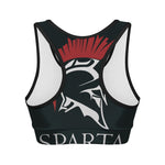 Spartan Molon Labe Print Women's Sports Bra
