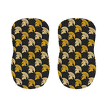 Spartan Warrior Helmet Pattern Print Bar Stool Covers