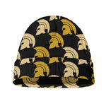 Spartan Warrior Helmet Pattern Print Beanie