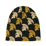 Spartan Warrior Helmet Pattern Print Beanie