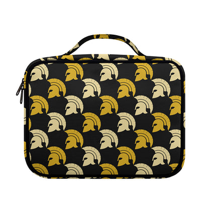 Spartan Warrior Helmet Pattern Print Briefcase Bible Bag