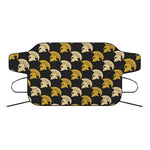 Spartan Warrior Helmet Pattern Print Car Windshield Snow Cover
