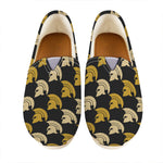 Spartan Warrior Helmet Pattern Print Casual Shoes