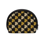 Spartan Warrior Helmet Pattern Print Coin Purse