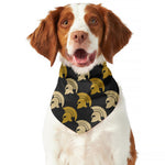 Spartan Warrior Helmet Pattern Print Dog Bandana