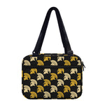 Spartan Warrior Helmet Pattern Print Double Strap Bible Bag
