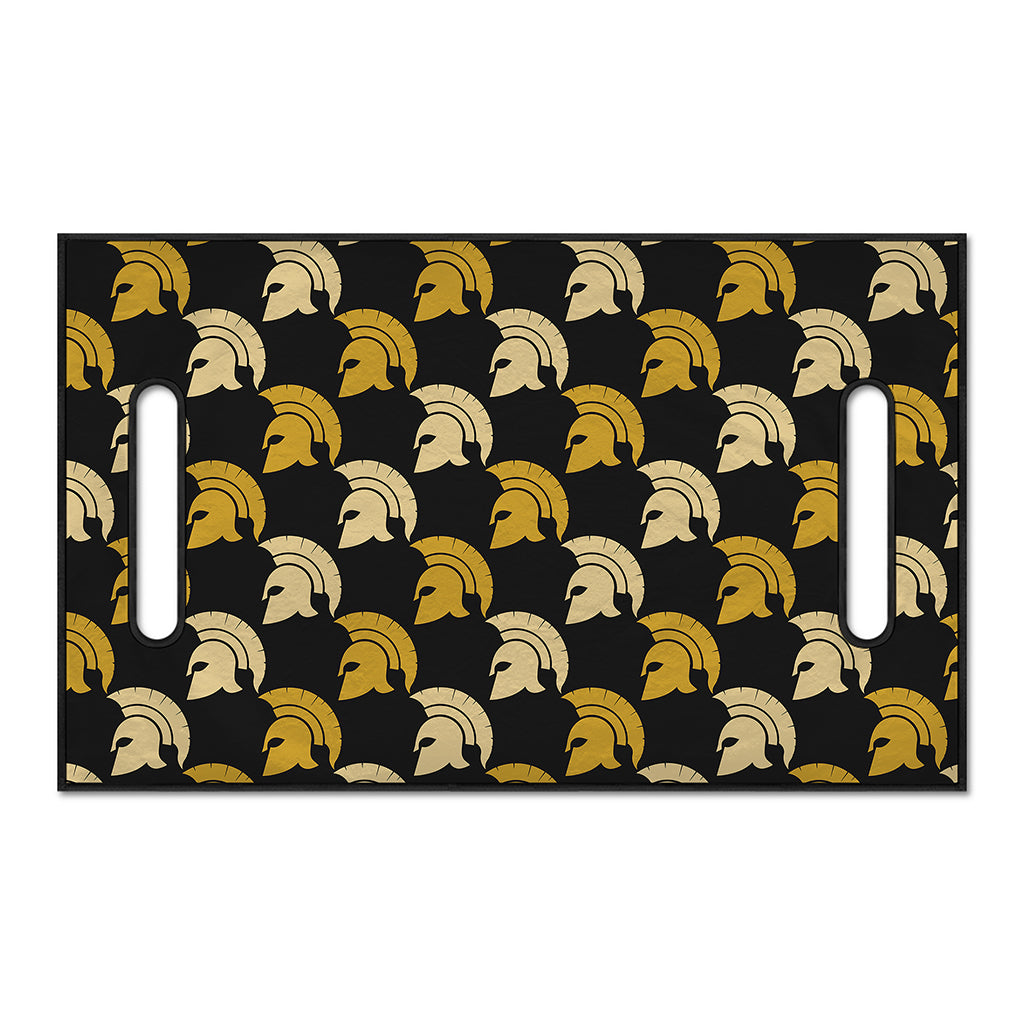 Spartan Warrior Helmet Pattern Print Golf Cart Seat Cover