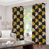 Spartan Warrior Helmet Pattern Print Grommet Curtains