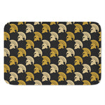 Spartan Warrior Helmet Pattern Print Indoor Door Mat