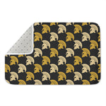 Spartan Warrior Helmet Pattern Print Indoor Door Mat