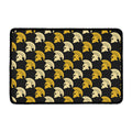 Spartan Warrior Helmet Pattern Print Kitchen Mat