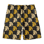 Spartan Warrior Helmet Pattern Print Men's Swim Trunks