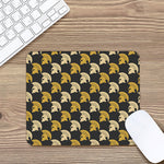 Spartan Warrior Helmet Pattern Print Mouse Pad