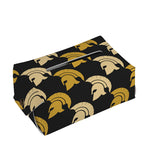 Spartan Warrior Helmet Pattern Print Rectangle Tissue Box Cover