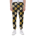 Spartan Warrior Helmet Pattern Print Joggers