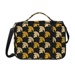 Spartan Warrior Helmet Pattern Print Shoulder Strap Bible Bag