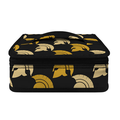 Spartan Warrior Helmet Pattern Print Small Lunch Bag